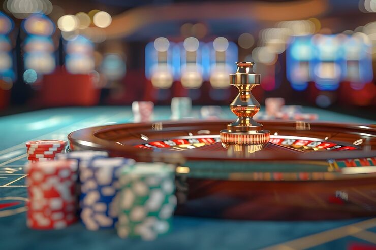 Sic Bo dice cage close-up during a shake